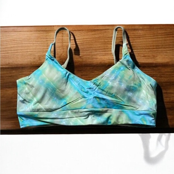 🌻NEW w/tags Prana Small Willow Falls Reversible Swim Top in Mirage Pattern (2) - Picture 2 of 12